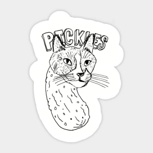 Mr Pickles the Pod Cat Sticker